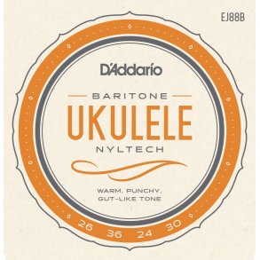 D'Addario EJ88B Ukulele Baritone Nyltech